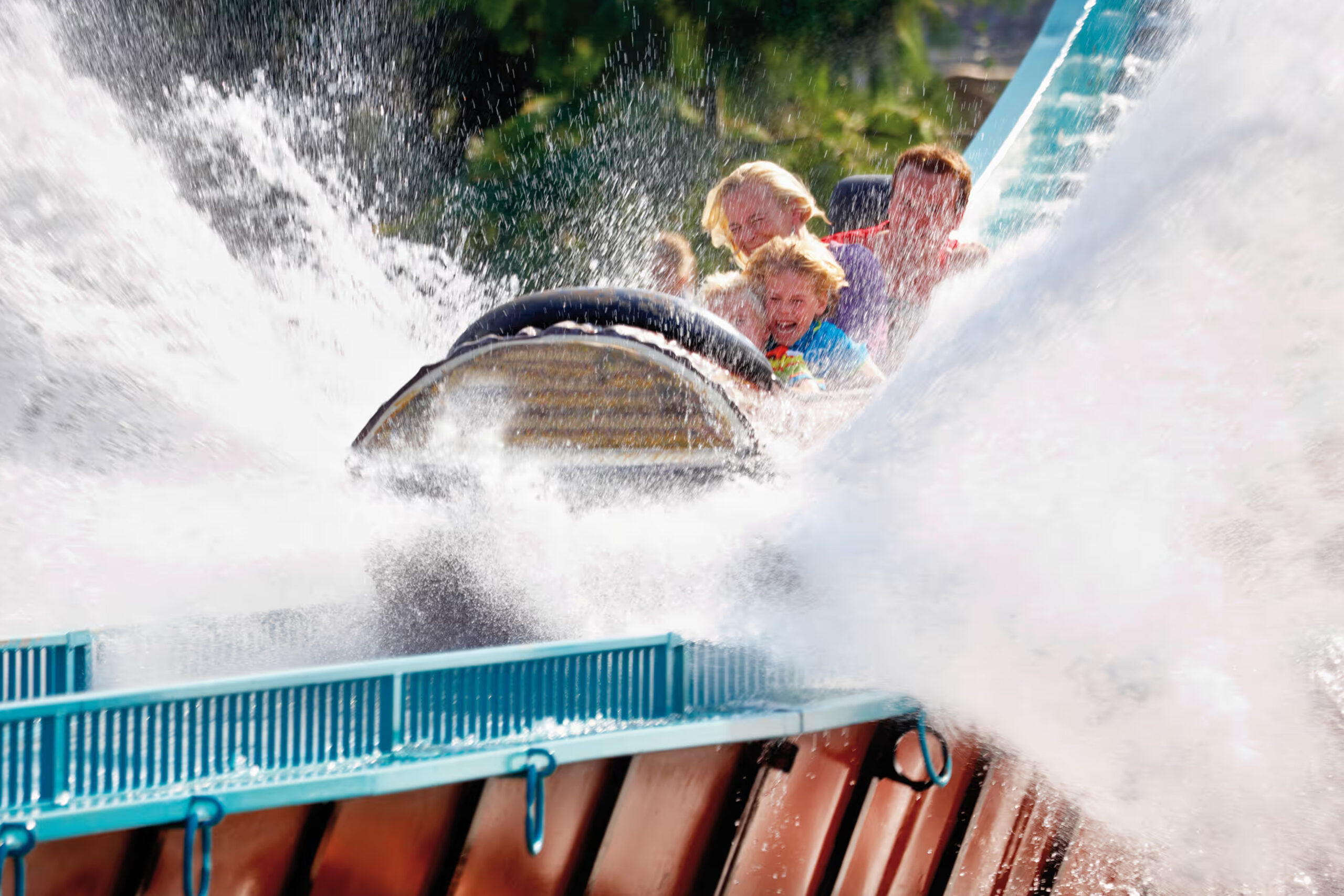 log flume scaled