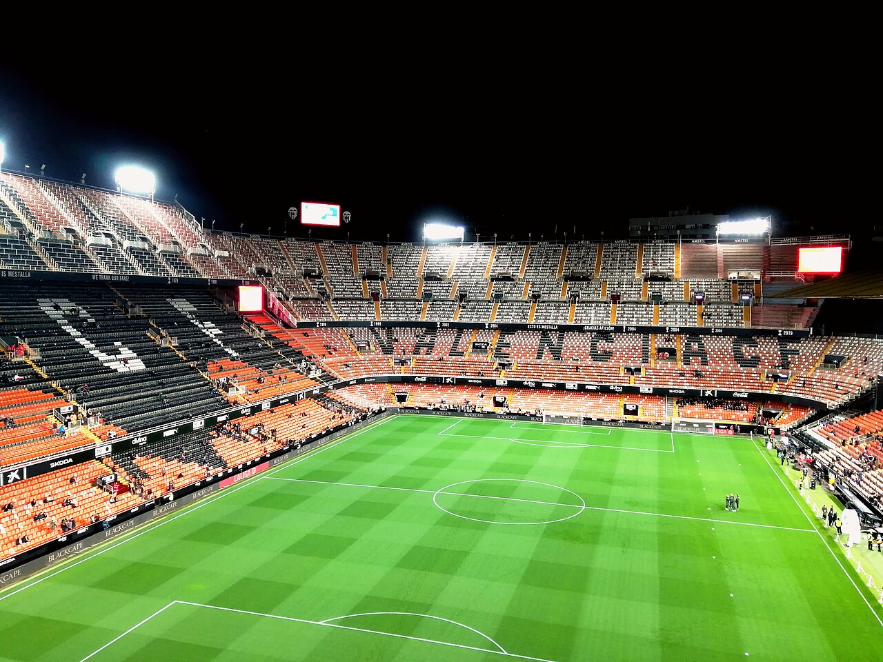 Mestalla antes del partido Valencia Barcelona LaLiga 2023 2024