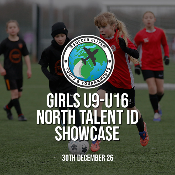 girls u9 u16 talent id showcase manchester 30th dec 26